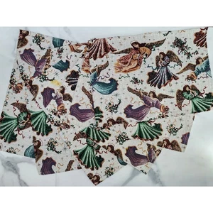6 Angels on High Tapestry placemats Christmas Holiday kitchenware dining 1 spot - Picture 1 of 10
