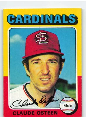 1975 Topps #453 Claude Osteen - Cardenales de San Luis **Set Break** Foto 1 de 2