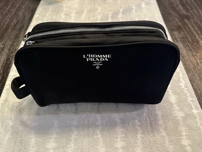 Bolso de aseo PRADA azul/negro para hombre Foto 1 de 4