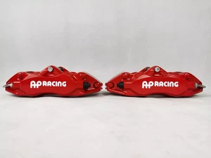 2X AP RACING 4 PISTON BRAKE CALIPERS (red) CP9200/ pair suits 86 BRZ WRX GOLF - Bild 1 von 1