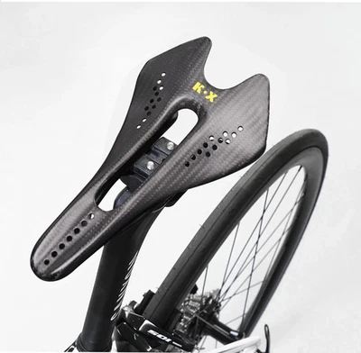 Sillín de bicicleta de montaña/carretera asiento delantero de fibra de carbono 3K/mate/brillo 7x9/7x8 mm  Foto 1 de 4