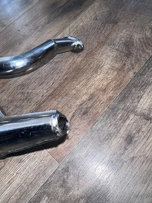 Rear Exhaust Pipe for 1/5 Hpi ROVAN King Motor Baja 5B 5T 5SC - Image 1 of 3