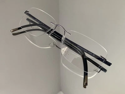 SILHOUETTE 7642 RIMLESS FRAME, READ FULL DETAILS, BEAUTIFUL LIGHTWEIGHT 21 BRIDG - Image 1 of 4