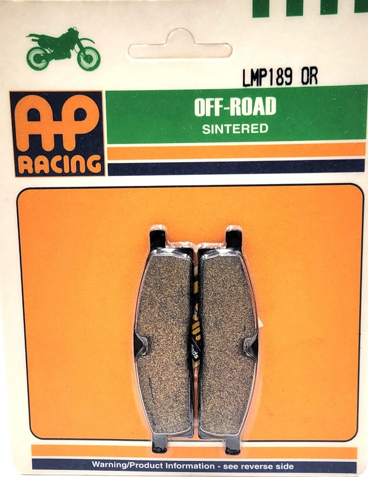 AP Front Brake Pads Yamaha YZ80 93-01  TT-R125 TTR-125 '00-24 Compare EBC FA119X - Image 1 of 1