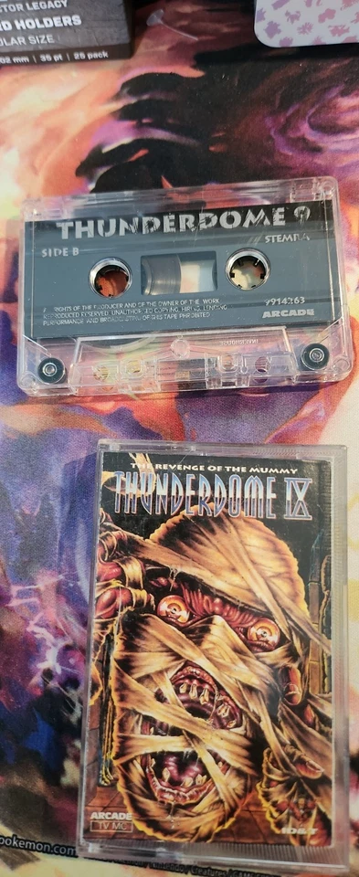 K7 CASSETTE AUDIO TAPE THUNDERDOME IX VOLUME 9 A - the revenge of the Mummy - Photo 1/2