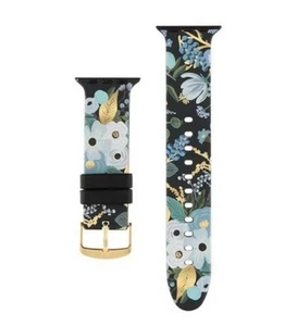 NEW Rifle Paper Co Apple Watchband 38/40/41mm Garden Party Blue - Picture 1 of 4