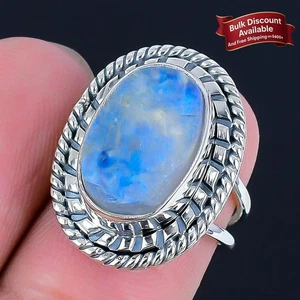 Anillo de boda de moda con racimo de plata esterlina piedras preciosas de luna de nacimiento de junio talla 6 - Imagen 1 de 8