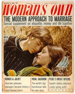 Leonard Whiting OLIVIA HUSSEY Romeo & Juliet WOMAN'S OWN 9 March 1968 Mia Farrow - Picture 1 of 15