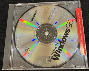 Microsoft Windows 95 Disc PC Operating System CD Vintage Computer - Picture 1 of 2