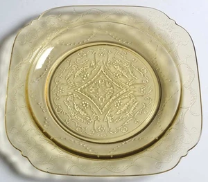 Federal Glass  Madrid Amber Salad Plate 1375252 - Picture 1 of 1