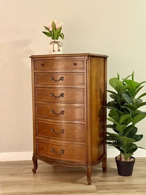 Drexel Mid-Century Vintage 1965 Bordeaux Chest Dresser - Image 1 of 4