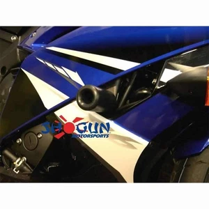 Deslizadores de cuadro Yamaha R6 2008-2016 Shogun estándar corte negro - Imagen 1 de 1