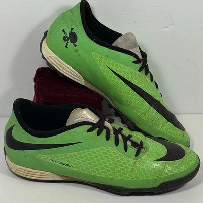 Nike Hypervenom Fade Turf Men's 11.5 Soccer Cleats Neon Green 599844-303 - Image 1 of 4