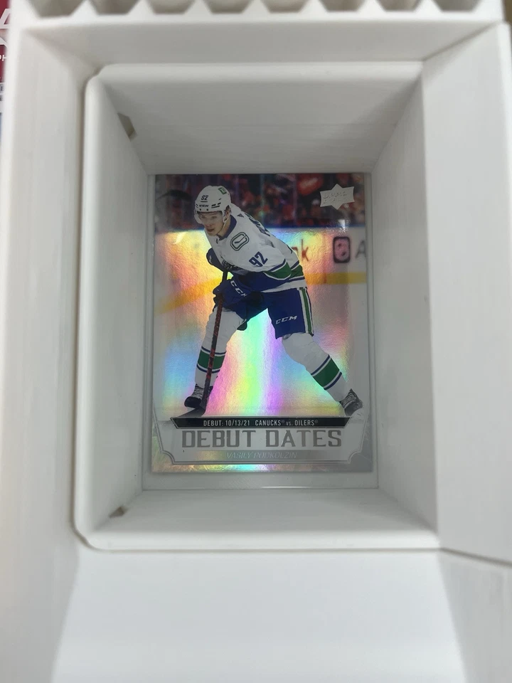 2022-23 Upper Deck Series 1 - Debut Dates #DD-2 Vasily Podkolzin - Image 1 of 1