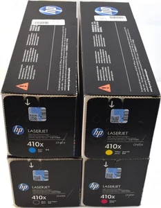 HP Laserjet 410x CYMB High Volume Cartridge Set (CF411x, CF412X, CF413x, CF410x) - Picture 1 of 6