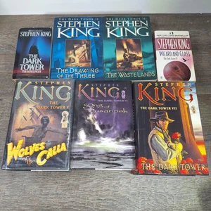 Stephen King The Dark Tower Series Complete Paperback & Hardcover 1-7 - Picture 1 of 2