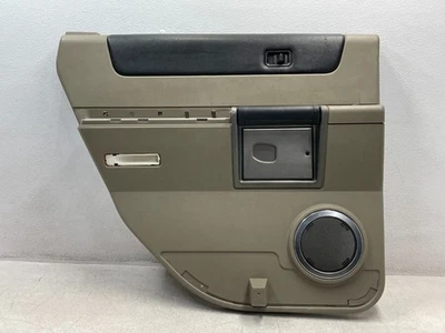 Panel de cubierta de puerta interior del conductor trasero izquierdo Hummer H2 2003-2007 beige 1630 OEM Foto 1 de 4