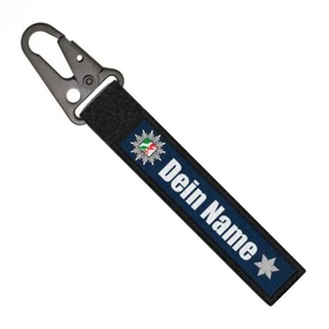 Tactical Schlüsselanhänger Polizei NRW Dein Name Wunschtext Uniform#40288 - Bild 1 von 1