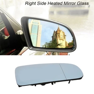 1x Right Side Rearview Mirror Glass Heated For Audi A4 B6/B7 RS4 A6 C6 2002-2008 - Picture 1 of 11