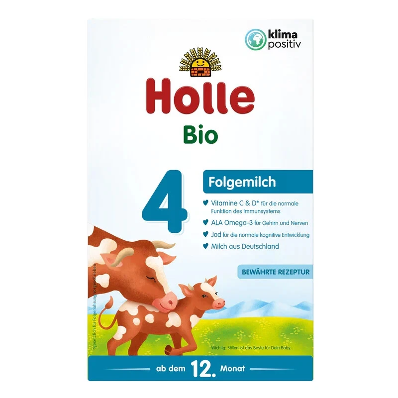 Holle Organic Grown-up Cow Milk 4 - 600g (4 Boxes) - Image 1 of 1