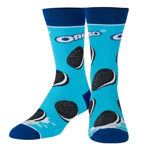 Cool Socks Novelty Crew Socks Men's Women's, Oreo Cookies, Graphic Print, Large - Picture 1 of 5