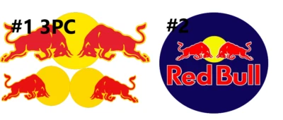 R3D Bull Energy HQ Waterproof Decal Sticker