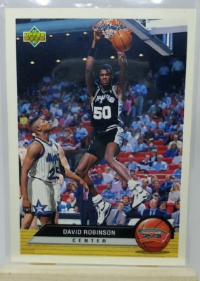 1992-93 Upper Deck David Robinson No. P37 - San Antonio Spurs - Image 1 of 2