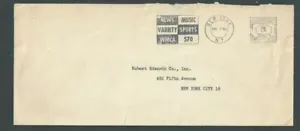 1946 NY WMCA berühmter Radiosender Indica zeigt Nachrichten, Musik usw. - Bild 1 von 1