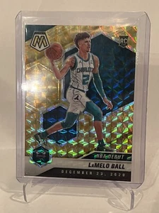 Mosaic Lamelo Ball Yellow Reactive Prizm Rookie NBA Debut Rookie RC SP ๐ฅ๐ฅ - Picture 1 of 2