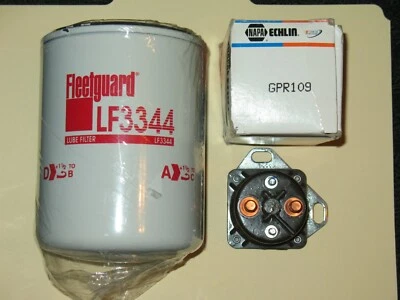 Relé de bujía incandescente diésel NAPA GPR109 1983-96 Ford E-350 F250 350 LF3344 filtro de aceite Foto 1 de 4