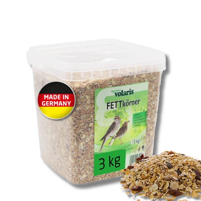 EGGERSMANN VOLARIS volaris - FETTkörner 3 kg - fettreiches Streufutter für Wildvögel