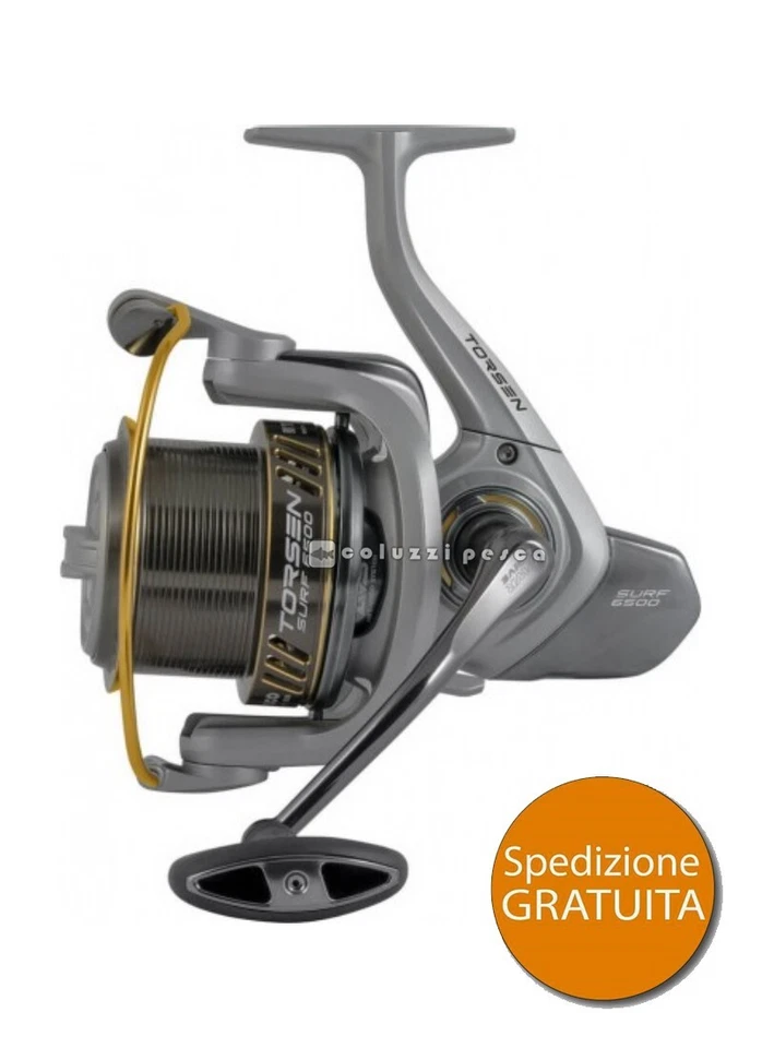 MULINELLO TRABUCCO TORSEN SURF 6500 LONG CAST 8 CUSCINETTI PESCA SURFCASTING - Immagine 1 di 1