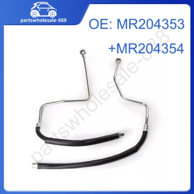 2X Manguera enfriador de aceite izquierda/derecha MR204353 MR204354 para Mitsubishi Montero 3,0/3,5 L Foto 1 de 4