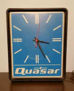 Reloj eléctrico de montaje en pared vintage Dualite Inc. 110 V quásar - Imagen 1 de 10
