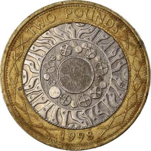 United Kingdom | 2 Pounds Coin | Elizabeth II | Km:994 | 1998 - 2015 - Picture 1 of 12