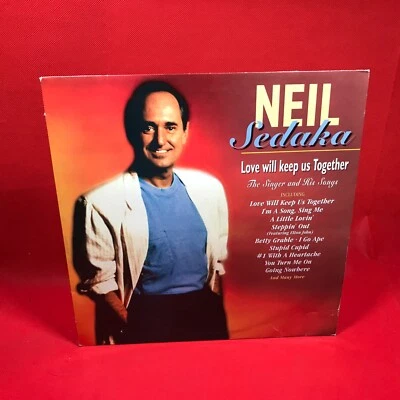 NEIL SEDAKA Love Will Keep Us Together 1992 UK vinyl LP Steppin' Out Elton John - Image 1 of 4