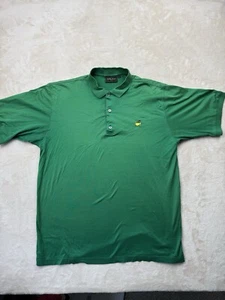 Bobby Jones Masters Shirt Mens L Green Cotton Golf Augusta National - Picture 1 of 9