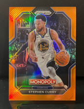2022-23 Panini Monopoly Prizm STEPHEN CURRY #PS6 Orange Prizm #/124 WARRIORS