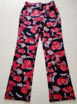 Pantalones para mujer Juicy Couture pequeños de terciopelo con patrón geométrico otoño/verano (E2) Foto 1 de 4