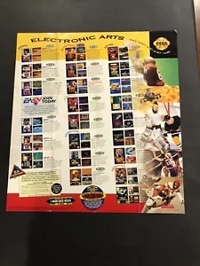 sega genesis electronic arts poster Insert - Bild 1 von 2