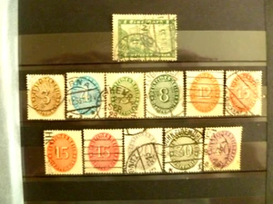 German Reich early collection including rare 1924 Scott # 337, 1930th set of 11. - Picture 1 of 1