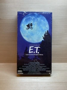 E.T. The Extra Terrestrial VHS Black Green Cassette MCA *SEALED NEW* - Picture 1 of 13