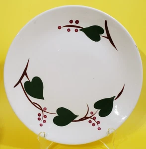 Plato vintage Blue Ridge Southern Potteries Stanhome Ivy pintado a mano - Imagen 1 de 7