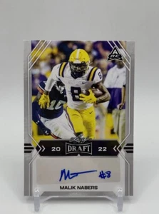2022 Leaf Draft - Autographs #BA-MN1 Malik Nabers Rookie Autograph (AU, RC) - Picture 1 of 4