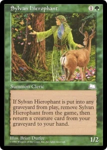 SYLVAN HIEROPHANT ~mtg NM Weatherlight Unc x1 - Picture 1 of 1