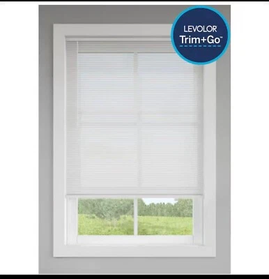 Levolor Trim+Go 39x72 pulgadas. - BLANCO - Persiana de vinilo Foto 1 de 4