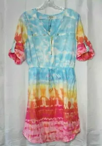 MPH Collection Batik wandelbares Kleid mit Rüschenärmeln Medium - Bild 1 von 9