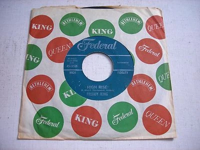 w SLEEVE Freddy King High Rise / She Put the Whammy on Me 1964 45rpm VG++ - Image 1 of 2