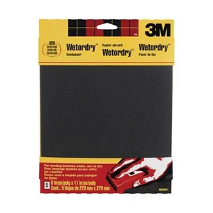 Waterproof Silicone Carbide Sandpaper, 320-Grit, 9 x 11-in., 5-Pk. - Picture 1 of 1