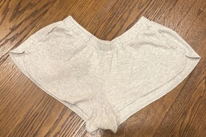 Brandy Melville Waffle Thermal 100% Cotton Shorts with Side Pockets Size 160/84A - Picture 1 of 2